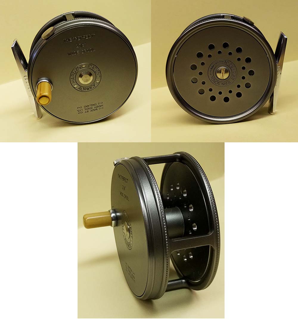 Hardy Perfect 3 5/8 trout fly reel with line guide classic user